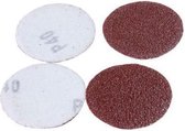 Velcro schuurschijven met klitteband 50 mm korrel 40 (100 stuks)