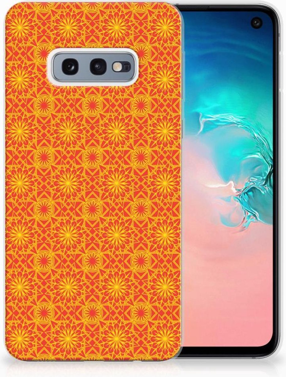Samsung Galaxy S10e TPU bumper Batik Oranje