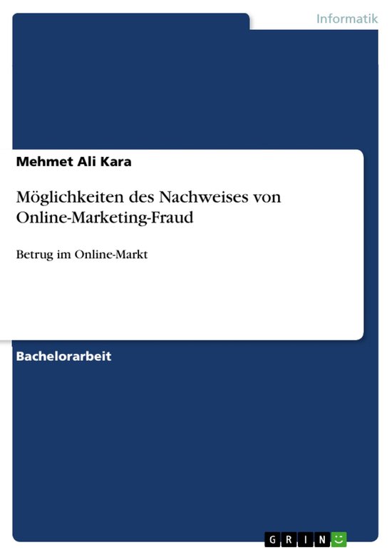 Möglichkeiten des Nachweises von Online-Marketing-Fraud - cover