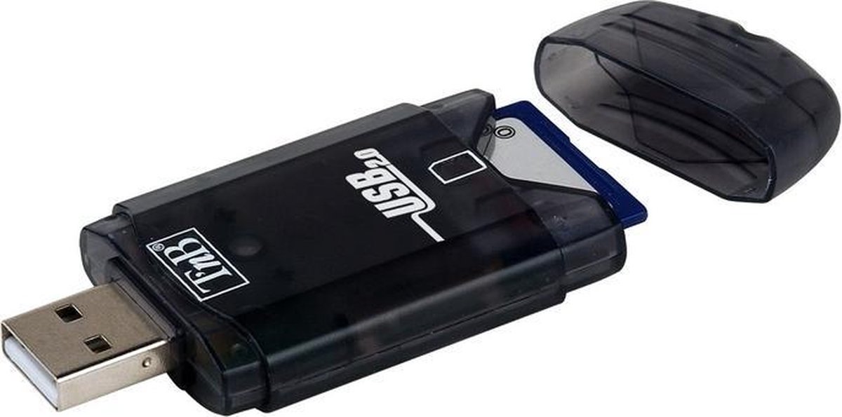 T'nB READERSD1 geheugenkaartlezer USB 2.0