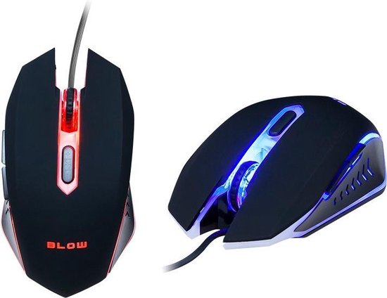 Gaming Muis Optisch Bedraad 2400dpi - Hurricane Black