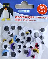 Deko oogjes: 36 bewegende knutseloogjes in diverse maten en kleuren!