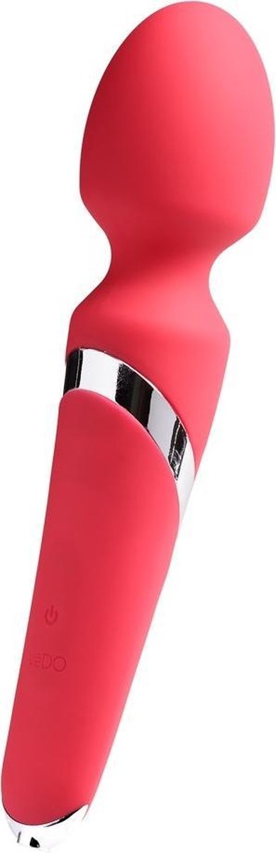 Vedo – Siliconen Massager Flexibele Kop voor Clitorale Stimulatie Oplaadbaar – 23.9 cm – Roze