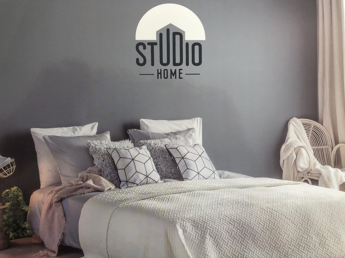 Luxe Bed sprei deken 240 x 260 Studio Home wit - StudioHome