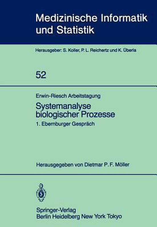 Erwin-Riesch Arbeitstagung Systemanalyse biologischer Prozes ... - cover