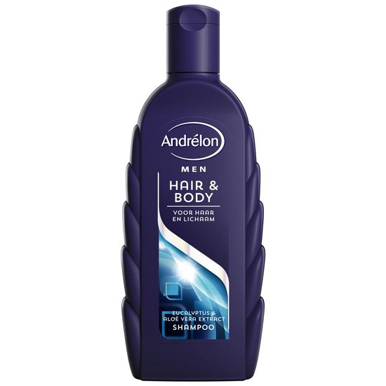 Slechte factor Desillusie Augment Andrélon Men Hair & Body Shampoo - 300ml | bol.com