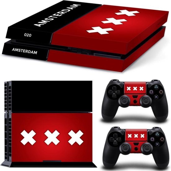 Amsterdam PS4 Console Skins PlayStation Stickers