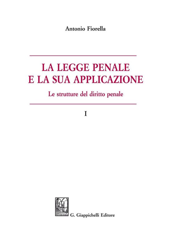 La legge penale e la sua applicazione - cover