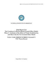 Final Report for the Creation of a Physics-Based Ground-Effect Model, Phase 2 - Inclusion of the Effects of Wind, Stratification, and Shear Into the New Ground Effect Model