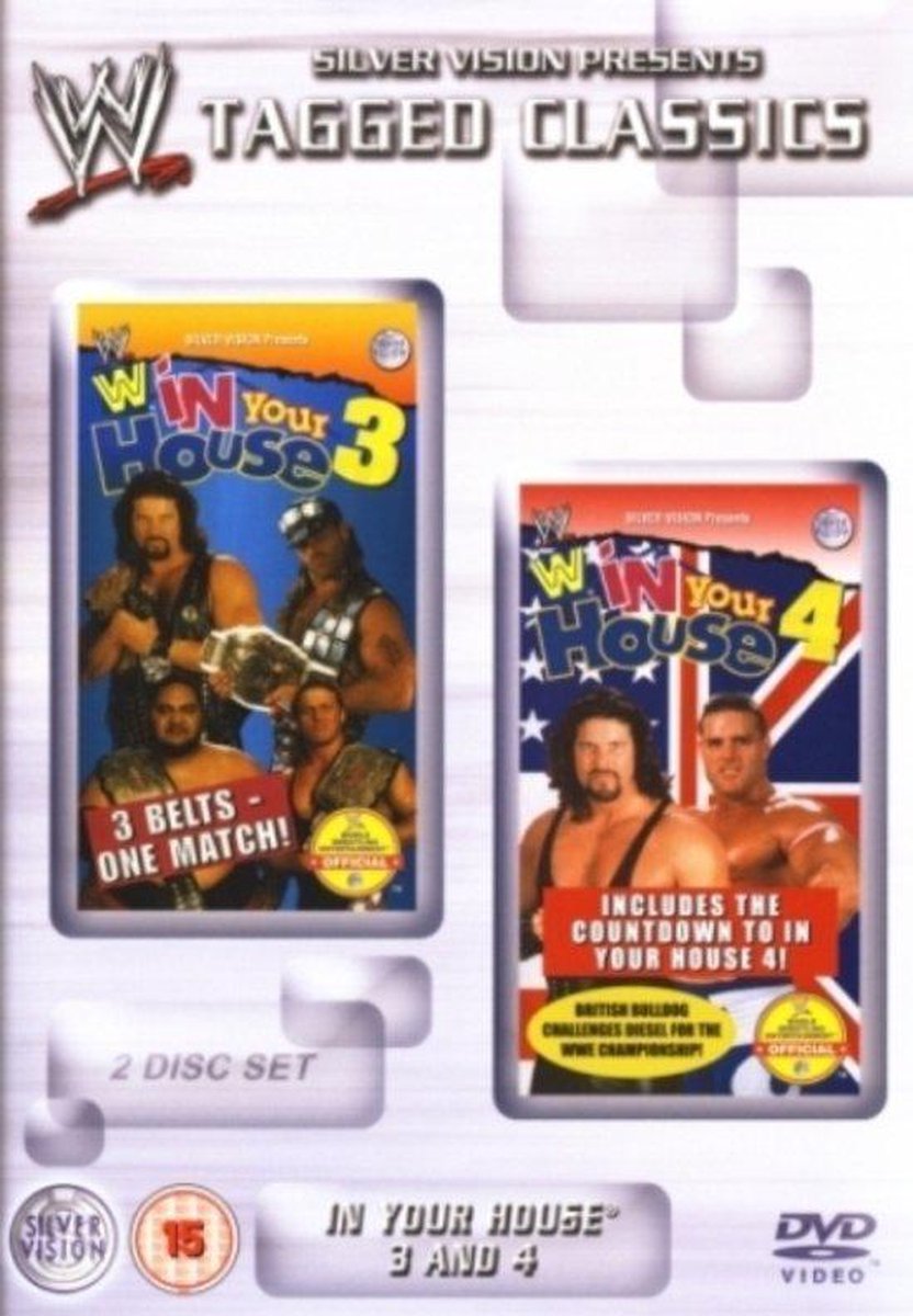 DVD WWE Tagged Classics: In Your House 3 and 4