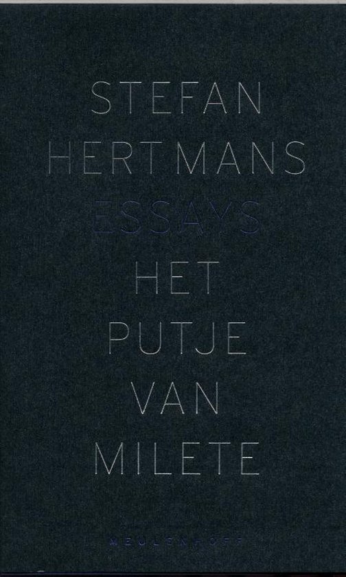 Cover van het boek 'Het putje van Milete' van Stefan Hertmans