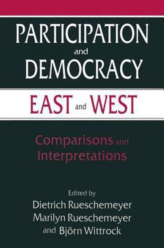 Boek cover Participation and Democracy East and West: Comparisons and Interpretations van Dietrich Rueschemeyer (Paperback)