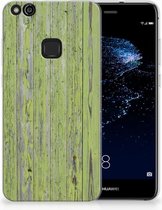 Huawei P10 Lite TPU Hoesje Design Green Wood
