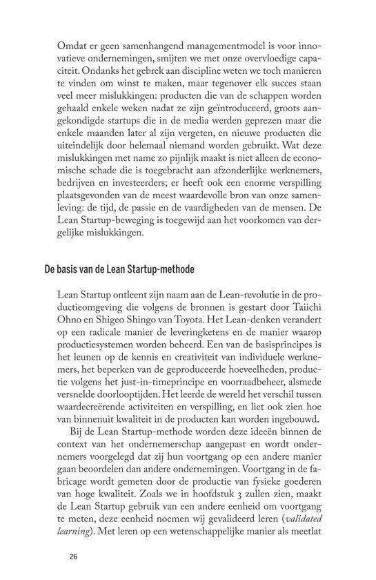 De lean startup