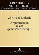 Argumentation in Der -Politischen Predigt-