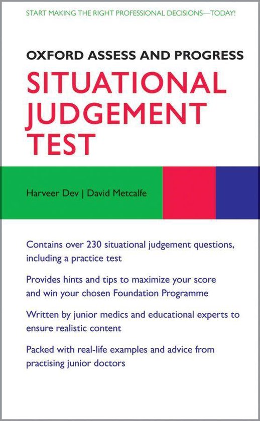 Oxford Assess and Progress - Situational Judgement Test - cover