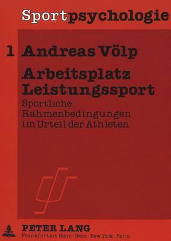Arbeitsplatz Leistungssport - cover
