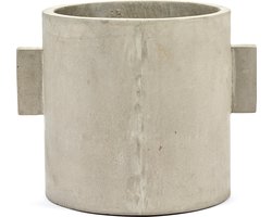 Serax Bloempot Pot beton Rond Naturel Hoog 25cm Diameter 25cm