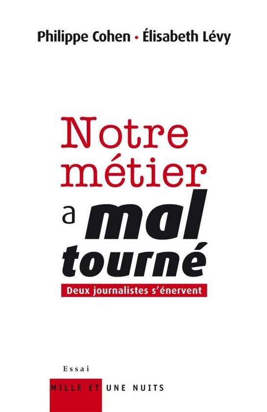 Notre métier a mal tourné - cover