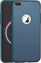 Kunststof telefoonhoesje voor iPhone 7 / iPhone 8 – Donker grijsblauw