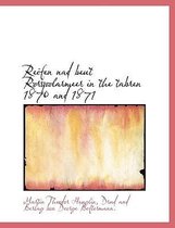 Reifen Nad Beut Rorspolarmeer in the Tabren 1870 and 1871