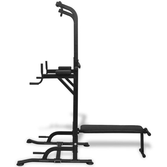Station De Musculation Pliable DOBESTS - Barre De Traction, Dips Et Pompes - Salle De Sport à Domicile