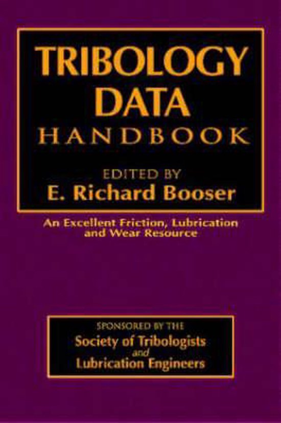 Tribology Data Handbook 9780849339042 E. Richard Booser Boeken