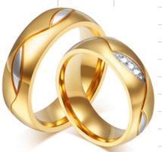 Jonline Prachtige Ringen voor hem en haar | Trouwringen | Vriendschapsringen | Relatieringen | Set - Jonline