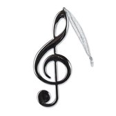 Ornament G-clef silver