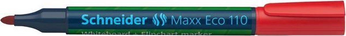 BoardMarker Schneider Maxx Eco110 rood navulbaar rond set van 10