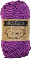 SCHEEPJES CATONA 282 ULTRA VIOLET. PAK MET 10 BOLLEN a 50 GRAM. INCL. Gratis Digitale vinger haak en brei toerenteller