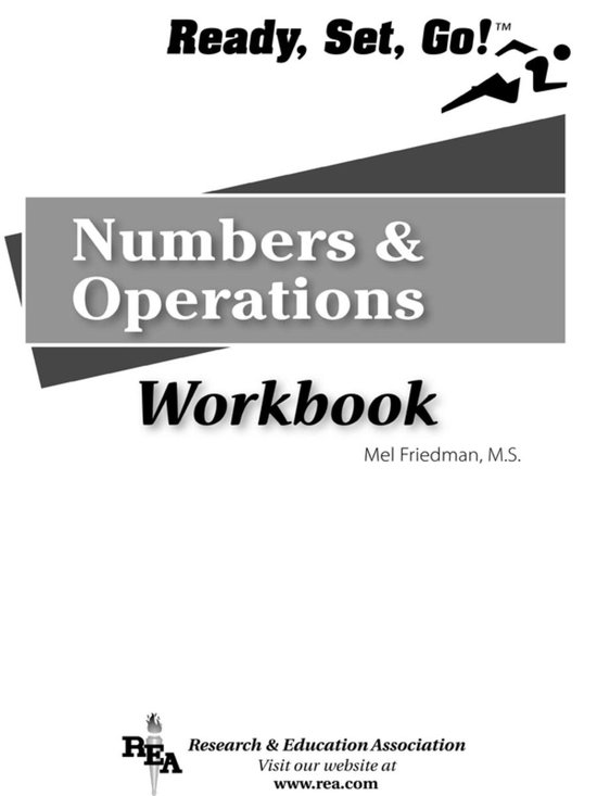 Numbers and Operations Workbook - cover
