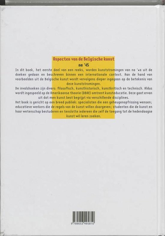 Aspecten Van De Belgische Kunst Na 45