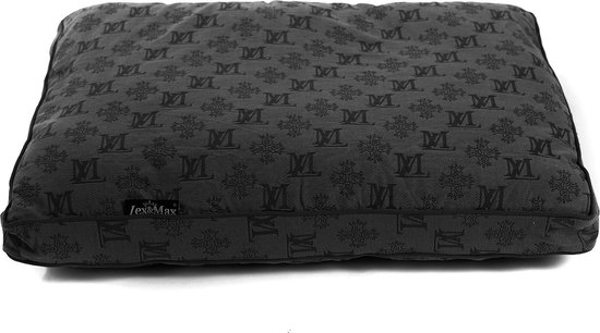 Lex & Max Allure - Losse hoes voor hondenkussen - Boxbed - Antraciet - 90x65x9cm