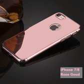 360-graden Beschermhoes Set voor iPhone 7 / 8 / SE 2020 / SE 2022 _ Roze Goud