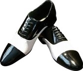 Heren – rock 'n roll schoen - party shoe - shine schoe – maffia schoen –  gangster | bol.com