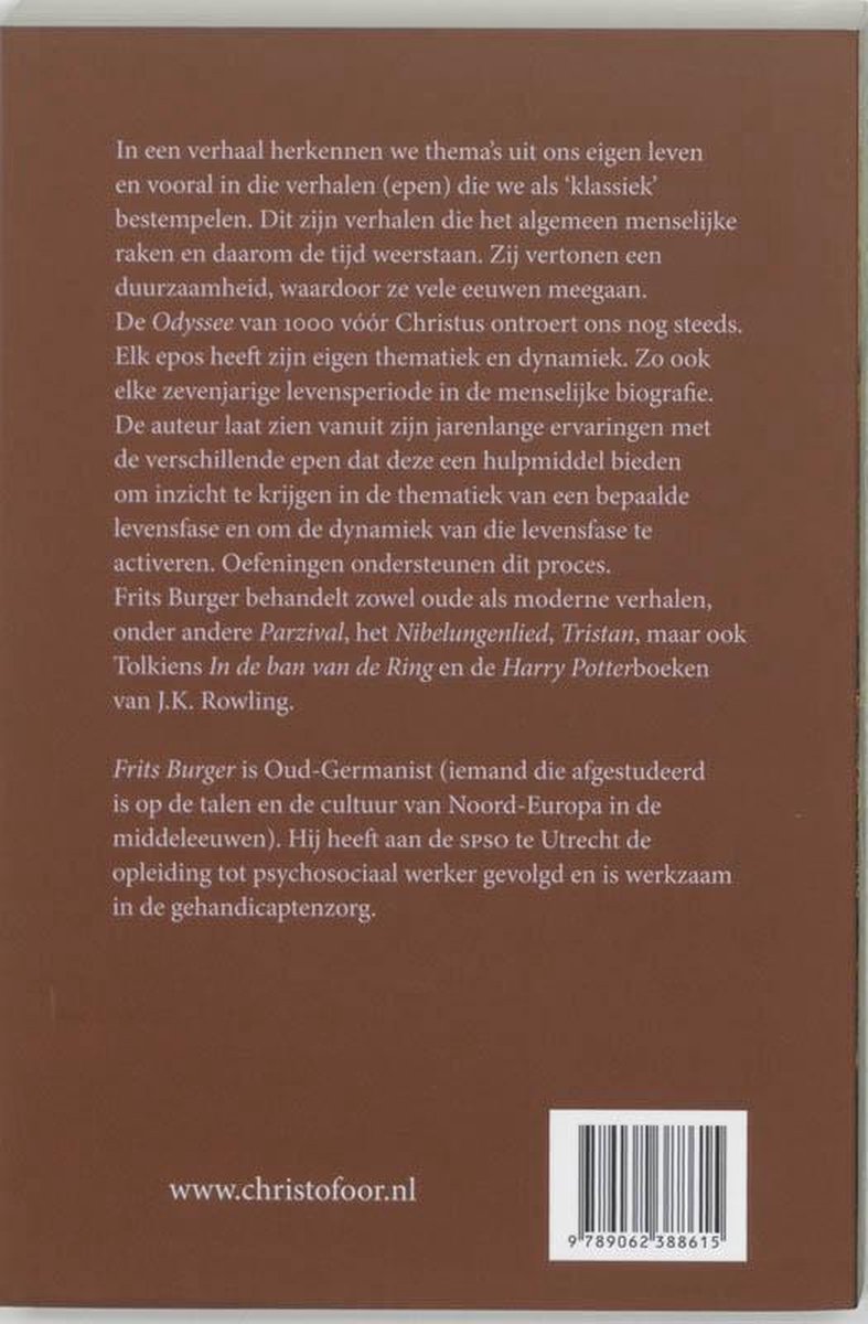 Biografie en verhaal - back cover