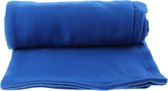 B&co - Picknickkleed met handvatten - Fleece Plaid - 150 X 130 CM - Blauw