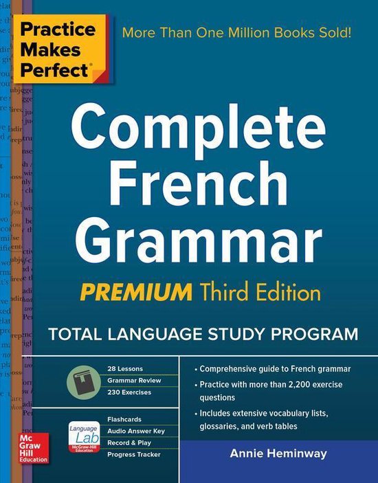 Practice Makes Perfect Complete French Grammar, Premium Thir ... - cover