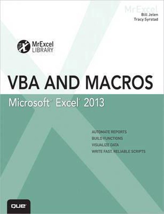 Excel 2013 VBA & Macros - cover