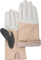Handschoenen leer Em Alag 3tone nude M
