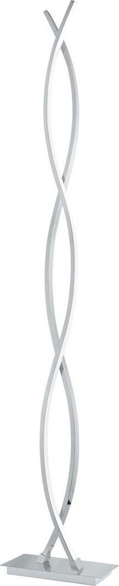EGLO Lasana 2 Vloerlamp - LED - 142 cm - Grijs/Wit