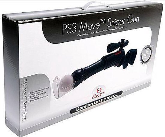 Qware - PS3 Move Accessoire - Sniper Gun Geweer - Zwart | bol.com