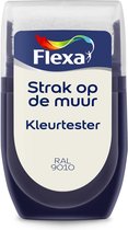 Flexa Easycare / Strak op de muur - Kleurtester - Gebroken Wit Ral 9010 - 30 ml