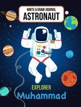 Write & Draw Astronaut Explorer Muhammad