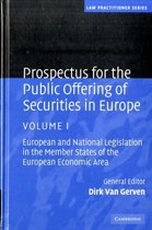 Prospectus for the Public Offering of Securities in Europe 2 Volume Hardback Set