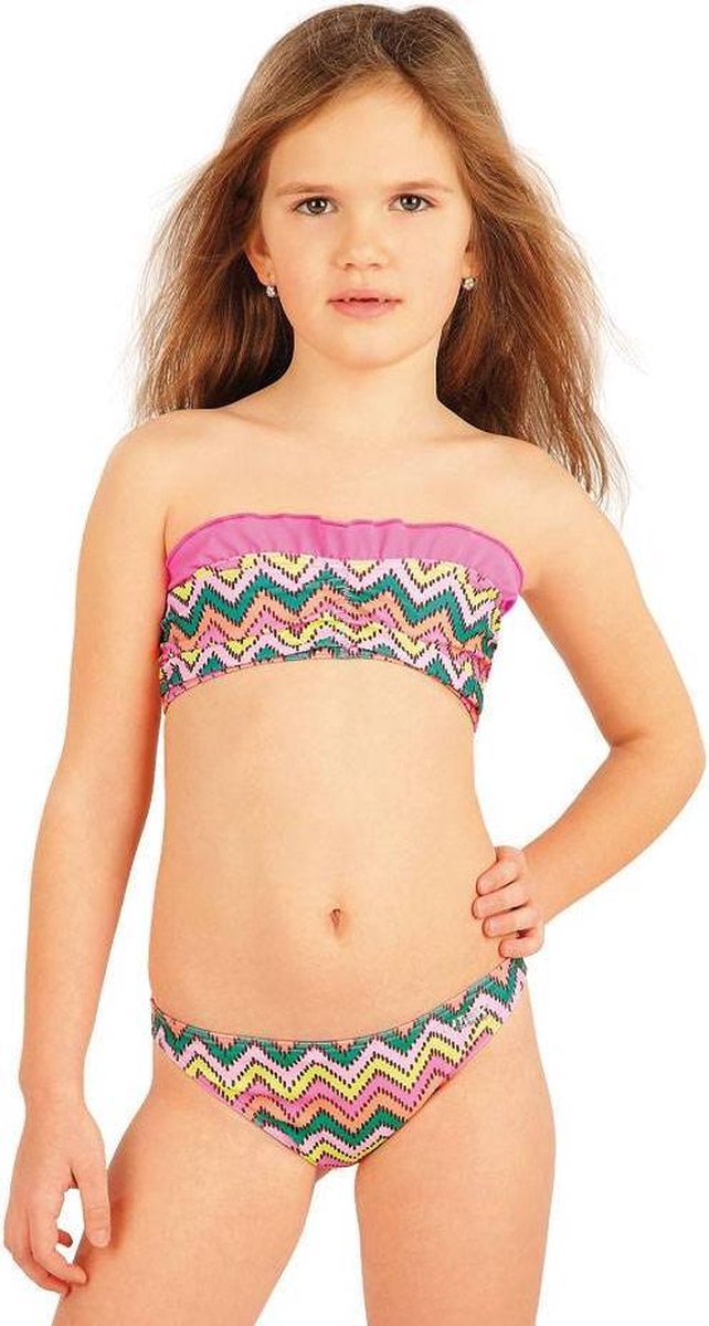 Mix And Match Meisjes Bikini Bandeau Top 