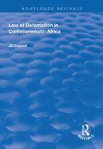 Routledge Revivals - Law of Defamation in Commonwealth Africa