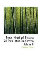 Poesie Minori del Petrarca