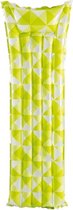 Intex Luchtbed Mosaic Groen 183 X 69 Cm